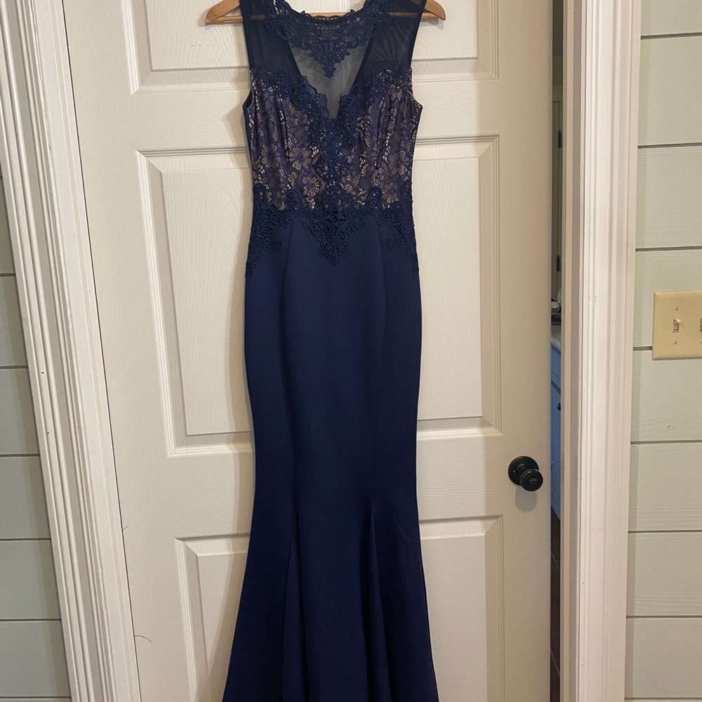 Lipsy London Lace Trim Maxi Dress